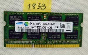 Modulo di memoria RAM per laptop Samsung M471B5273CH0-YK0 da 4 GB PC3L-12800S usato