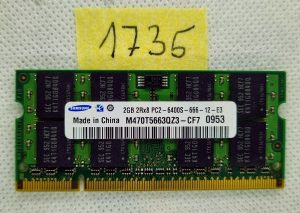 Memoria RAM Samsung da 2 GB - M470T5663QZ3-C7 - DDR2 PC6400S 800 MHz per iMac MacBook