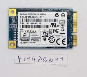 Unità a stato solido SSD mSATA SanDisk X110 SD6SF1M-128G-1022I da 128 GB, 100% integro