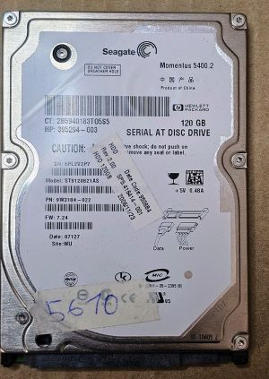 Seagate 9W3184-022 Disco rigido SATA da 2,5" da 120 GB e 5,4 K RPM - Usato