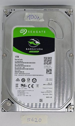 Seagate Barracuda 1 TB 7200 RPM SATA 6 Gb/s 64 MB Cache - 100% di integrità