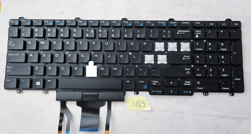 Tasti singoli per tastiera US Dell E5570 E5580 Precision 15 3000 15,17 7000 0383D7 retroilluminato