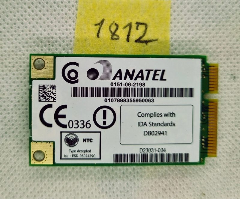 Modulo mappa Wi-Fi WLAN Sony Vaio PCG-8W1M WM3945ABG 0151-06-2198 - Ricambio originale - immagine 2