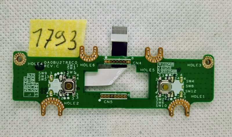 SCHEDA PULSANTI TOUCHPAD ORIGINALE TOSHIBA SATELLITE PRO U400 - Sostituisci e ripristina! - immagine 2