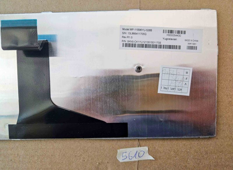 Tastiera Toshiba Satellite C50D-A-133 MP-11B96YU-528B – Ricambio originale per laptop - immagine 2