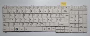 Tastiera bianca per laptop Toshiba Satellite C660-115 9Z.N4WSQ AEBL6500020 - Ricambio originale