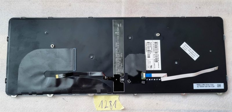 Tastiera con cornice, retroilluminata compatibile con HP pn 836308-031 836307-031 - SWE/FIN - immagine 2