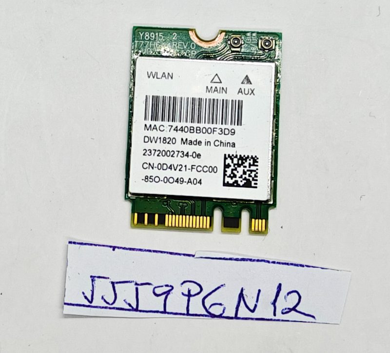 Scheda WLAN Dell Latitude 5404 5414 Rugged DW1820 usata e testata 0D4V21