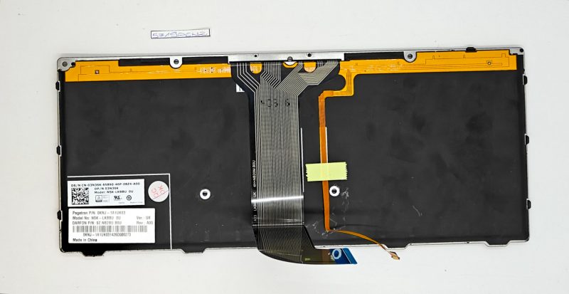 Tastiera retroilluminata Dell Rugged 7204/7214/7330 UK usata, testata e funzionante - 03n36k - immagine 2