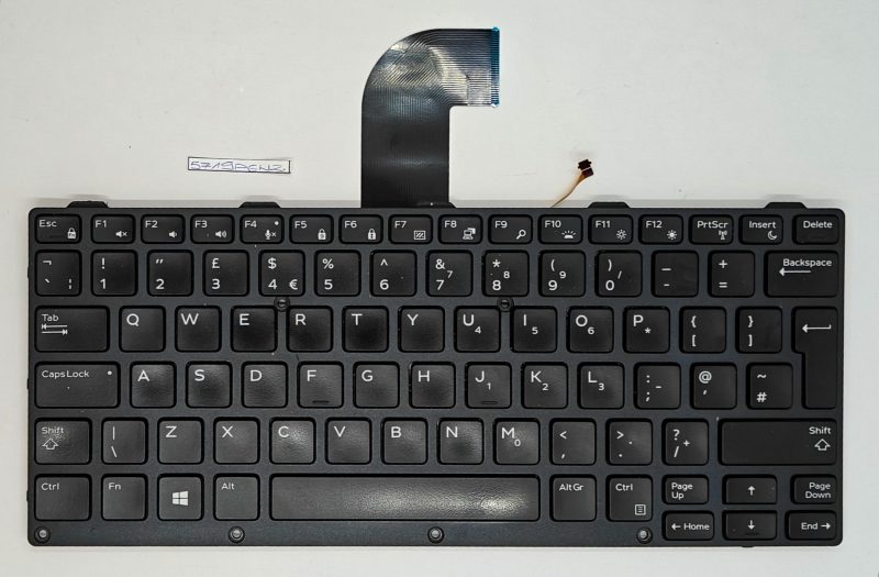 Tastiera retroilluminata Dell Rugged 7204/7214/7330 UK usata, testata e funzionante - 03n36k