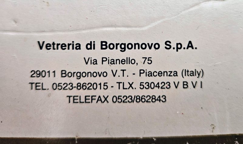Barattolo in vetro vintage Milano con coperchio – 28 cm (11") – Mai usato – Italia - immagine 4