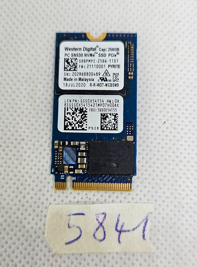 WD 256 GB PC SN530 NVMe PCIe SSD 2242 M.2 30 mm | Archiviazione ad alta velocità per laptop