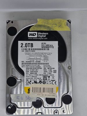 Disco rigido WD2003FYYS da 2 TB - 100% di integrità