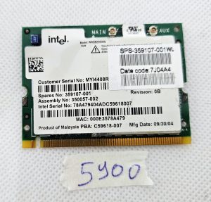 Modulo scheda wireless WiFi 359107‑001 – Ricambi per laptop HP Compaq NX8220 – Foto reali