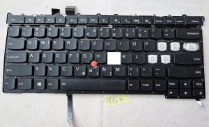 Individuale - singolo tasto e cerniera per tastiera Lenovo ThinkPad Carbon X1 Gen 3 US SM20G18605 MQ6-US (retroilluminata)