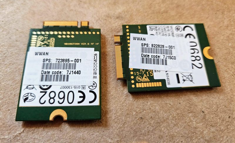 Scheda Huawei MU736 HSPA+ 3G WWAN NGFF per HP 430/440/445/470/850 GSM GPRS EDGE 723895-001 - immagine 2