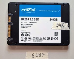 Crucial BX500 240GB SSD CT240BX500SSD1 – Componenti per laptop, testati al 94%