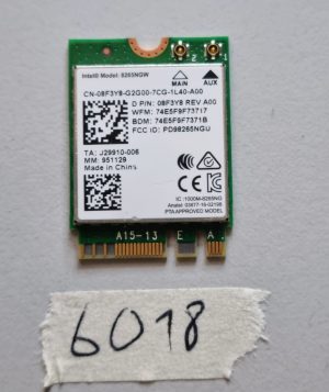 Scheda WiFi Bluetooth 4.2 Dell 8265NGW 802.11ac 867Mbps Parti per laptop 8F3Y8