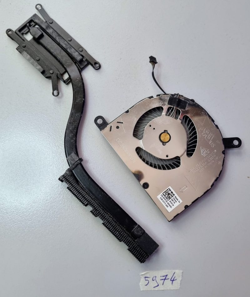 Ricambi originali per laptop Dell Latitude 5480 5490, ventola di raffreddamento CPU e dissipatore di calore P5F39