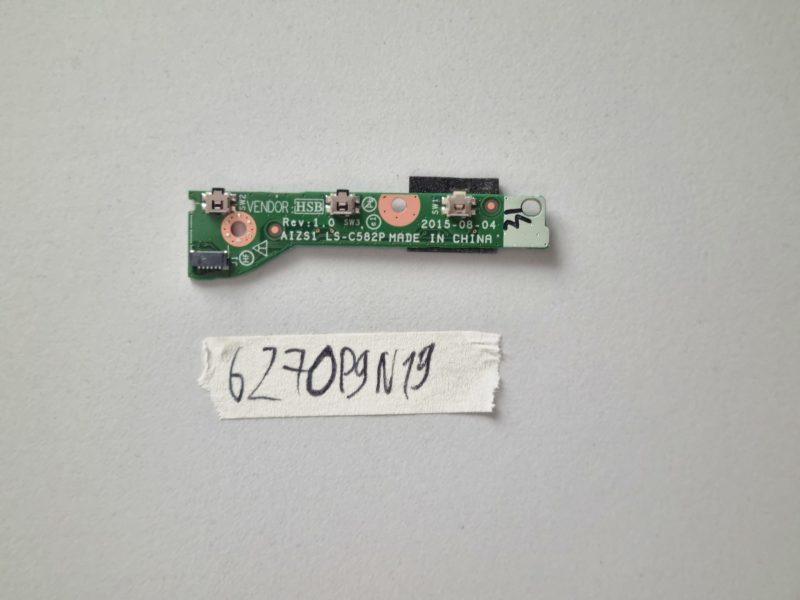 Scheda interruttore pulsante di accensione enovo ThinkPad Yoga 260 LS-C582P