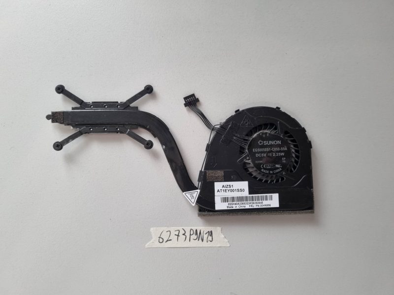 Ricambi originali per laptop Lenovo ThinkPad Yoga 260, ventola di raffreddamento CPU e dissipatore di calore 00HN996