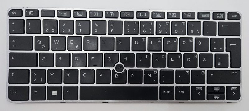 Tastiera QWERTZ tedesca per HP EliteBook 820 G3 – Ricambi per laptop 826630-041