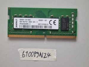 Modulo RAM per laptop Kingston DDR4 da 8 GB a 2666 MHz – 9995624-E47.A00G, componente di memoria ad alte prestazioni