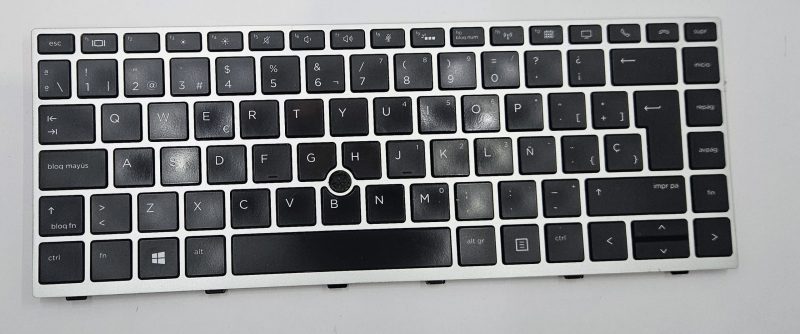 Tastiera per laptop HP EliteBook 745 G6 840 G6 ZBook 14 G6 Series L11307-001 L14378-001 - retroilluminata