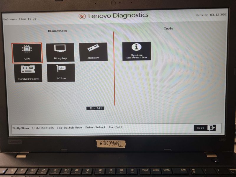 Schermo per laptop Lenovo ThinkPad L580 da 15,6" FHD 1920x1080 LP156WFC SP P1 - immagine 2