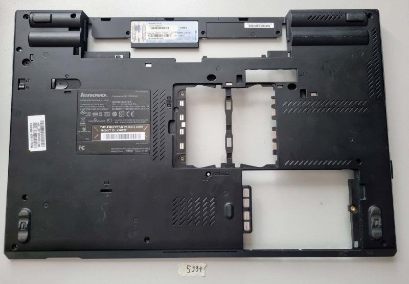Lenovo ThinkPad T510 Custodia inferiore inferiore 60.4CU10.003 Ricambi per laptop originali
