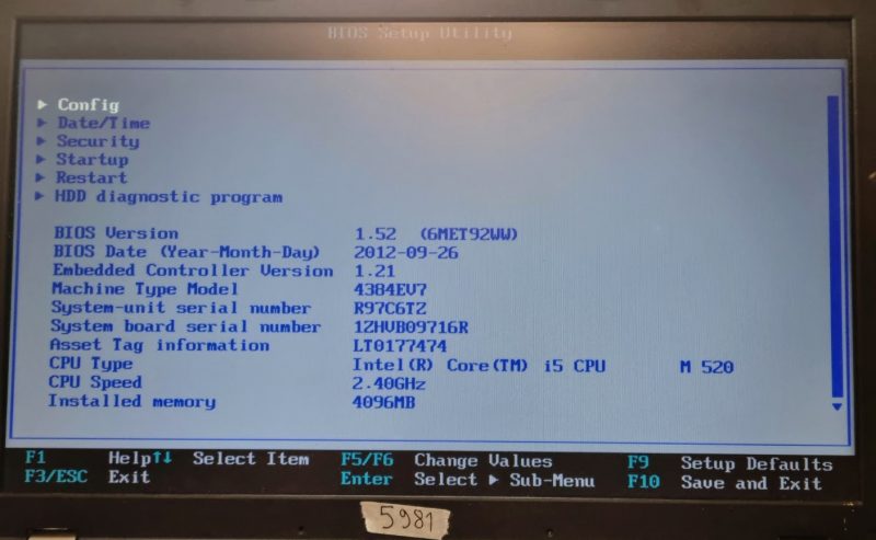 Scheda madre Lenovo ThinkPad T510 Intel Core i5 M520 | 48.4CU39.031 / 63Y1870 / 48.4CU03.031 - immagine 2