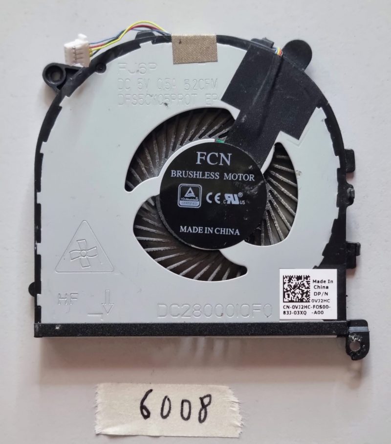 Ventola di raffreddamento CPU GPU VJ2HC TK9J1 per parti di laptop Dell XPS 15 9560 Precision M5520